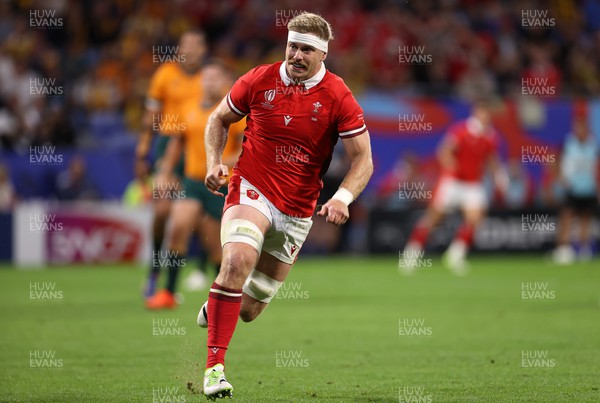 240923 - Wales v Australia - Rugby World Cup France 2023 - Pool C - Aaron Wainwright of Wales 