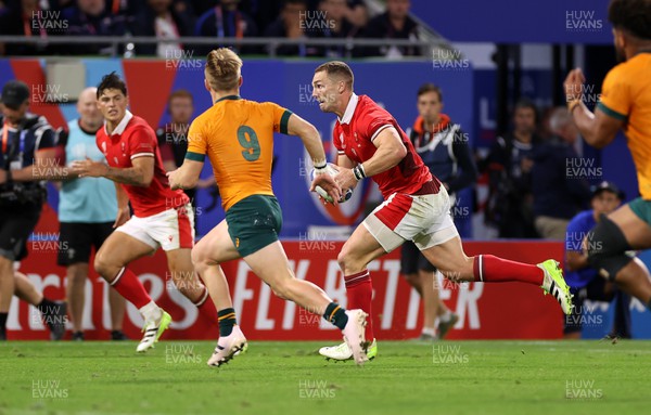 240923 - Wales v Australia - Rugby World Cup France 2023 - Pool C - George North of Wales 