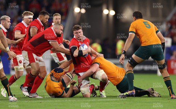 240923 - Wales v Australia - Rugby World Cup France 2023 - Pool C - Will Rowlands of Wales 