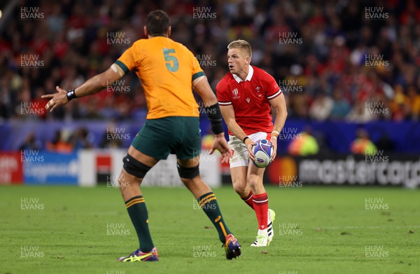 240923 - Wales v Australia - Rugby World Cup France 2023 - Pool C - Gareth Anscombe of Wales 