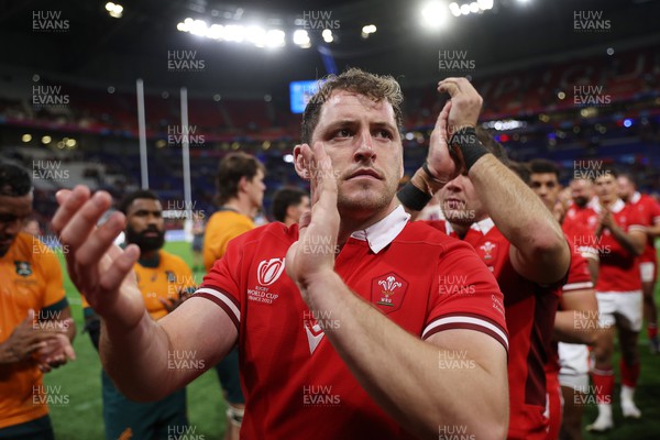 240923 - Wales v Australia - Rugby World Cup France 2023 - Pool C - Ryan Elias of Wales at full time