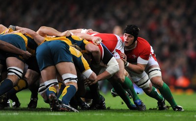 28.11.09 - Wales v Australia - Invesco Perpetual Series 2009 - Wales' Dan Lydiate. 