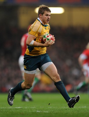 28.11.09 - Wales v Australia - Invesco Perpetual Series 2009 - Australia's Drew Mitchell. 