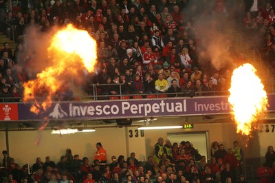 28.11.09 Wales v Australia... Invesco branding... 