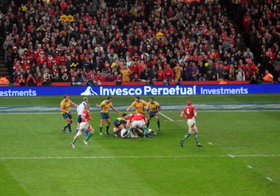 28.11.09 - Invesco Perpetual Rugby. Wales v Australia  
