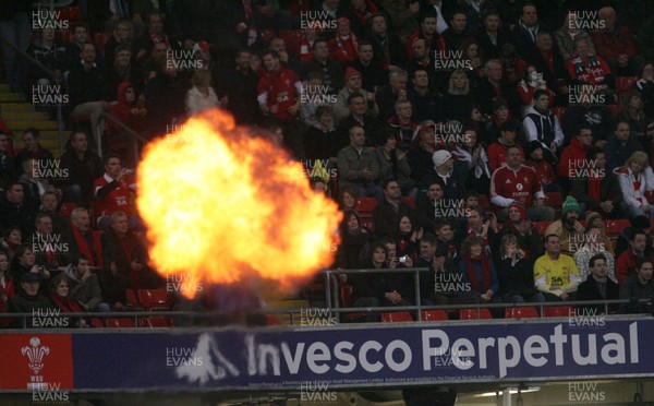 28.11.09 Wales v Australia... Invesco branding... 