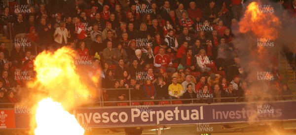 28.11.09 Wales v Australia... Invesco branding... 