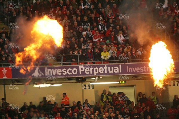 28.11.09 Wales v Australia... Invesco branding... 