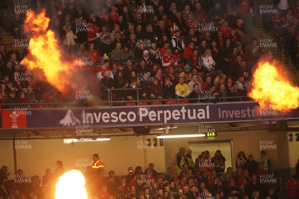 28.11.09 Wales v Australia... Invesco branding... 