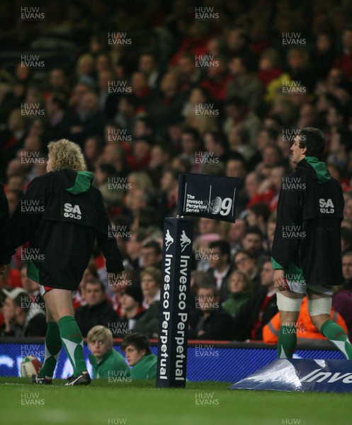 28.11.09 Wales v Australia... Invesco branding... 