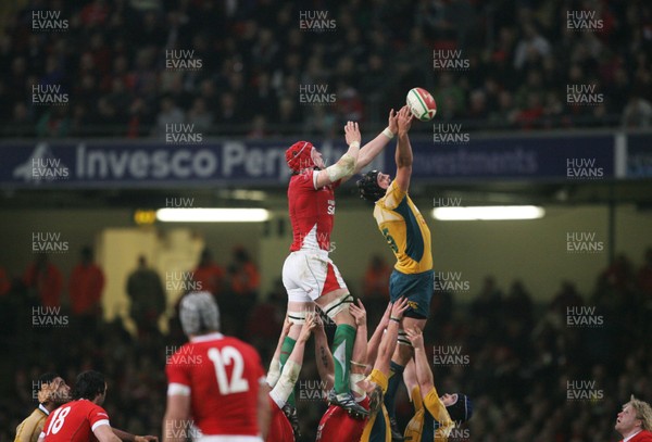 28.11.09 Wales v Australia... Invesco branding... 
