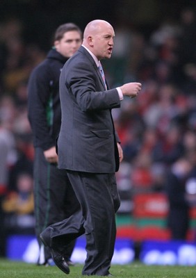 29.11.08 Wales v Australia... Wales'  Defence Coach Shaun Edwards before kick off. 