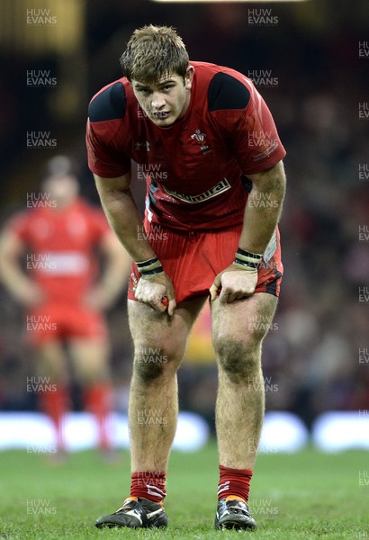 301113 - Wales v Australia - Dove Men Series 2013 -Rhodri Jones of Wales