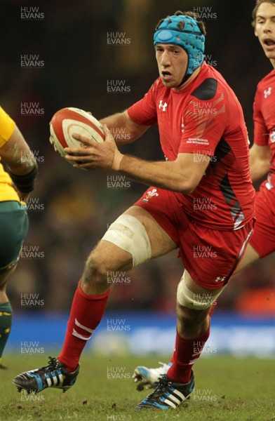 301113 - Wales v Australia - Dove Men Series - Justin Tipiruc of Wales  