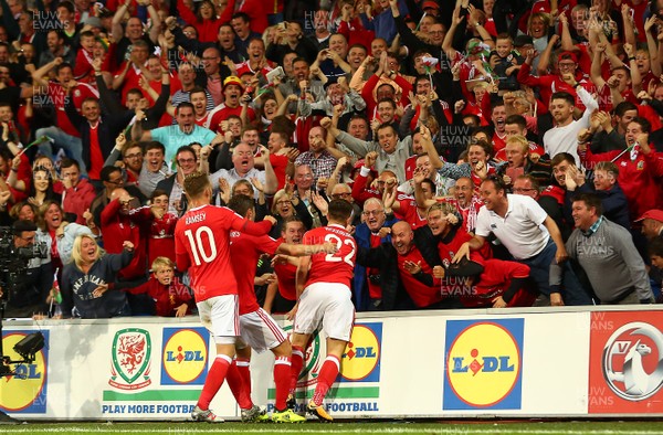 020917 - World Cup Qualifier -  European Group D - Wales v Austria - Ben Woodburn(22) of Wales comes off the bench to score