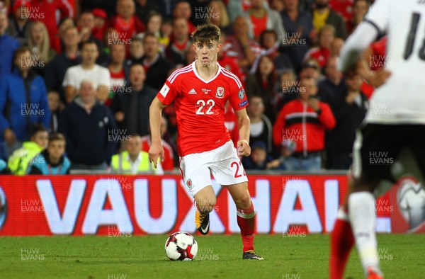 020917 - World Cup Qualifier -  European Group D - Wales v Austria - Ben Woodburn of Wales runs hard into space