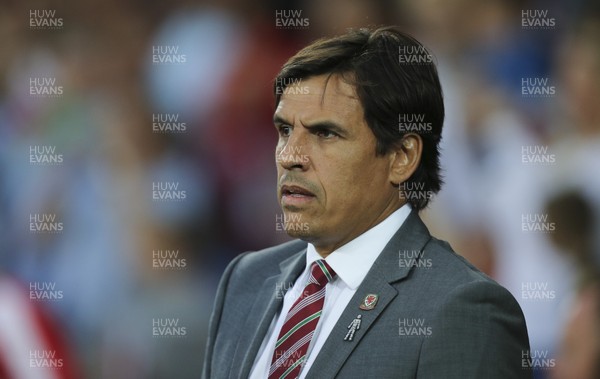 020917 - Wales v Austria, FIFA World Cup 2018 Qualifier - Wales manager Chris Coleman at the start of the match