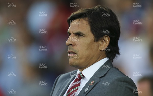 020917 - Wales v Austria, FIFA World Cup 2018 Qualifier - Wales manager Chris Coleman at the start of the match