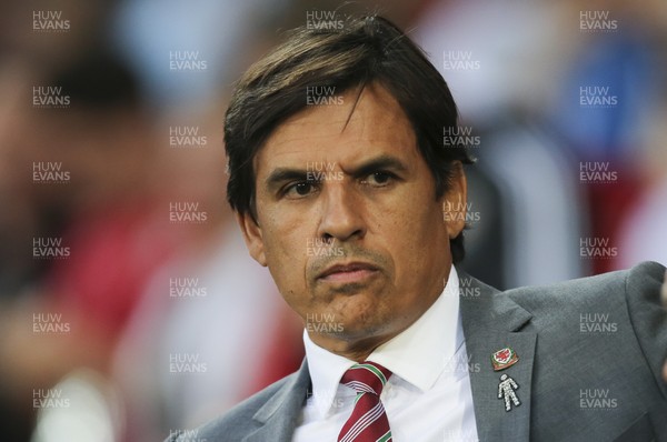 020917 - Wales v Austria, FIFA World Cup 2018 Qualifier - Wales manager Chris Coleman at the start of the match