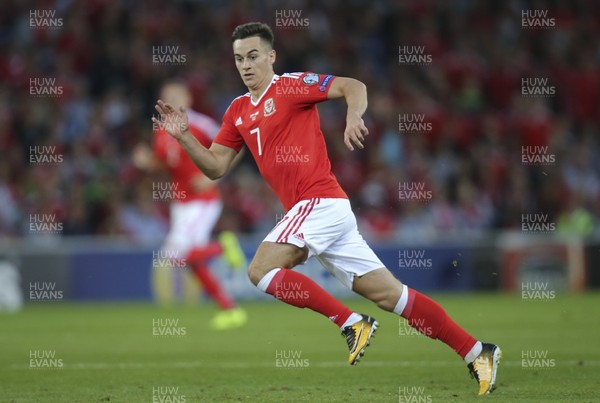 020917 - Wales v Austria, FIFA World Cup 2018 Qualifier - Tom Lawrence of Wales during the match