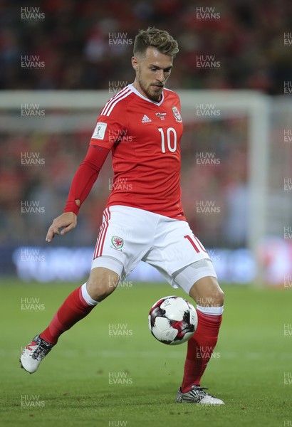 020917 - Wales v Austria, FIFA World Cup 2018 Qualifier - Aaron Ramsey of Wales during the match