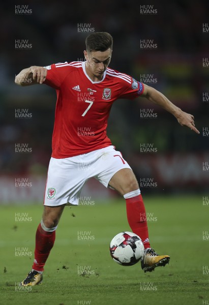 020917 - Wales v Austria, FIFA World Cup 2018 Qualifier - Tom Lawrence of Wales during the match