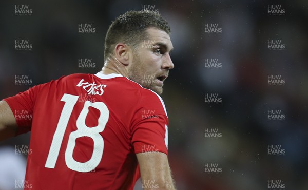 020917 - Wales v Austria, FIFA World Cup 2018 Qualifier - Sam Vokes of Wales during the match