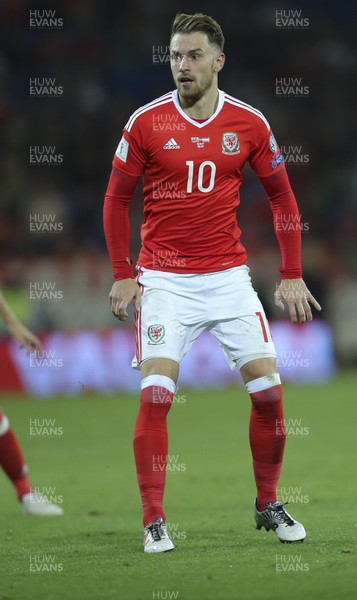 020917 - Wales v Austria, FIFA World Cup 2018 Qualifier - Aaron Ramsey of Wales during the match