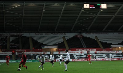 060213 - Wales v Austria, Vauxhall International Friendly Match, Swansea - Wales take on Austria at the Liberty Stadium, Swansea, in front of thousands of empty seats