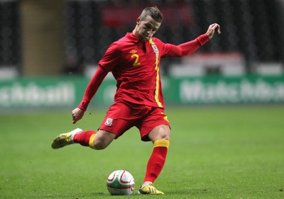 060213 - Wales v Austria, Vauxhall International Friendly Match, Swansea - Wales' Adam Matthews 