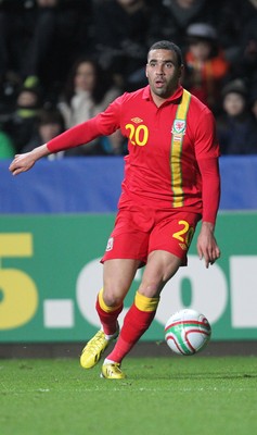 060213 - Wales v Austria, Vauxhall International Friendly Match, Swansea - Wales' Hal Robson-Kanu  