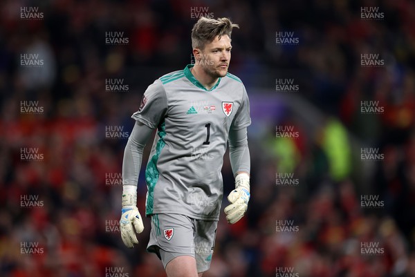 240322 - Wales v Austria - World Cup Qualifying - European - Path A - Wayne Hennessey of Wales