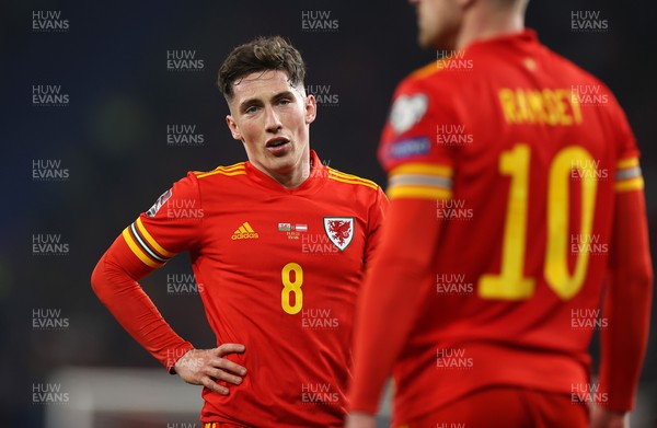 240322 - Wales v Austria - World Cup Qualifying - European - Path A - Harry Wilson of Wales
