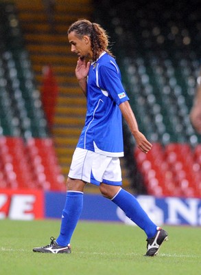 06.09.08 - World Cup 2010 Qualifying Wales v Azerbaijan Azerbaijan's Fabio Luis Ramim is sent off 
