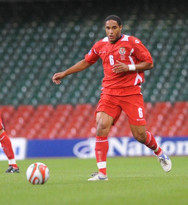 06.09.08 - World Cup 2010 Qualifying Wales v Azerbaijan Wales' Ashley Williams 