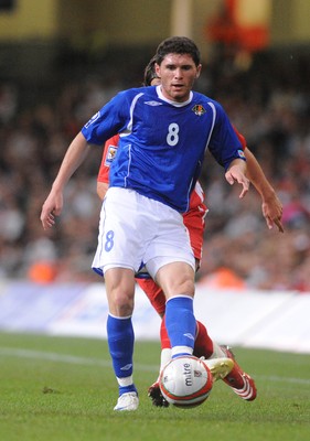 06.09.08 - World Cup 2010 Qualifying Wales v Azerbaijan Azerbaijan's Djavid Huseinov 
