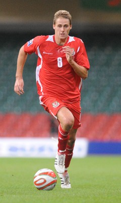 06.09.08 - World Cup 2010 Qualifying Wales v Azerbaijan Wales' David Edwards 