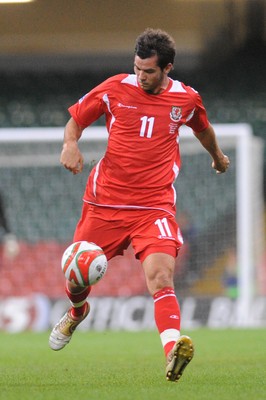 06.09.08 - World Cup 2010 Qualifying Wales v Azerbaijan Wales' Joe Ledley 