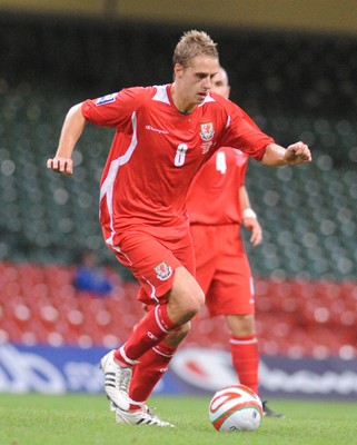 06.09.08 - World Cup 2010 Qualifying Wales v Azerbaijan Wales' David Edwards 