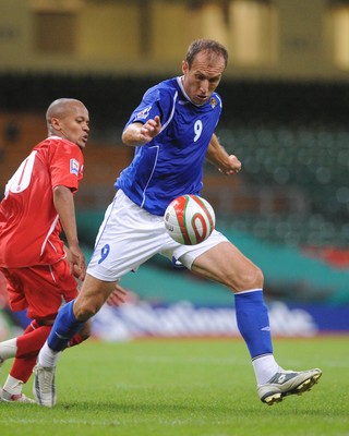 06.09.08 - World Cup 2010 Qualifying Wales v Azerbaijan Azerbaijan's Samir Abbasov 