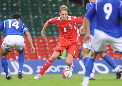 06.09.08 - World Cup 2010 Qualifying Wales v Azerbaijan Wales' David Edwards 