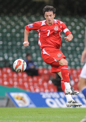 06.09.08 - World Cup 2010 Qualifying Wales v Azerbaijan Wales' Simon Davies 