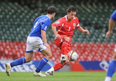 06.09.08 - World Cup 2010 Qualifying Wales v Azerbaijan Wales' Simon Davies 