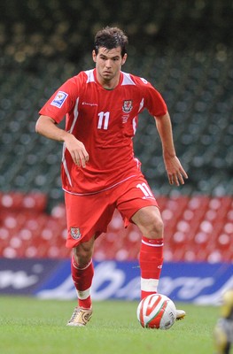 06.09.08 - World Cup 2010 Qualifying Wales v Azerbaijan Wales' Joe Ledley 