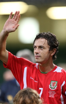 06.09.08... Wales v Azerbaijan, World Cup 2010 Qualifying Match, Cardiff  -  Wales' Simon Davies   