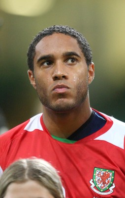 06.09.08... Wales v Azerbaijan, World Cup 2010 Qualifying Match, Cardiff  -  Wales' Ashley Williams 