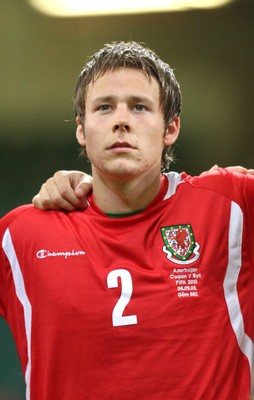06.09.08... Wales v Azerbaijan, World Cup 2010 Qualifying Match, Cardiff  -  Wales' Chris Gunter  