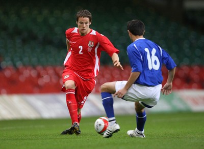 06.09.08... Wales v Azerbaijan, World Cup 2010 Qualifying Match, Cardiff  -  Wales' Chris Gunter  
