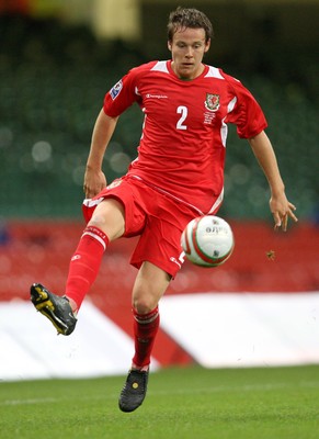 06.09.08... Wales v Azerbaijan, World Cup 2010 Qualifying Match, Cardiff  -  Wales' Chris Gunter  