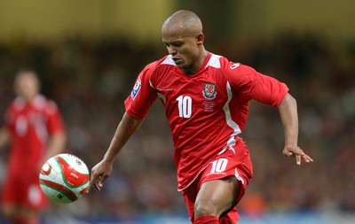 06.09.08... Wales v Azerbaijan, World Cup 2010 Qualifying Match, Cardiff  -  Wales' Robert Earnshaw  